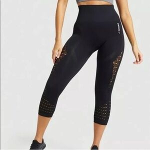 Gymshark Energy Cropped Laser Cut Leggings